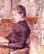  Henri  Toulouse-Lautrec The Reading Room at the Chateau de Malrome China oil painting reproduction